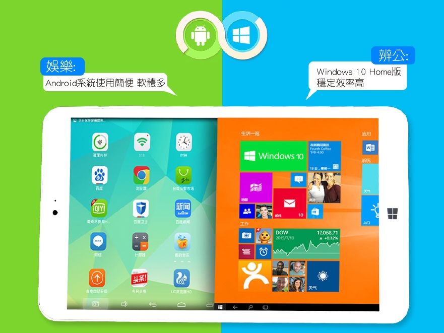 Windows加Android 人因科技Dualface雙系統平板讓你工作娛樂一手掌握- 電腦王阿達 Windows加Android 人因科技Dualface雙系統平板讓你工作娛樂一手掌握- 電腦王阿達