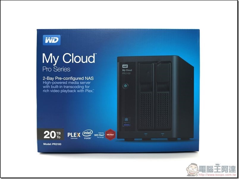 WD My Cloud Pro PR2100 開箱、體驗介面簡單、功能完整的大容量迷你NAS