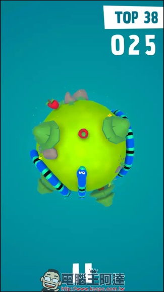 Snaky Snake 一不小心就撞上東西的貪食蛇星球（iOS，Android） - 電腦王阿達