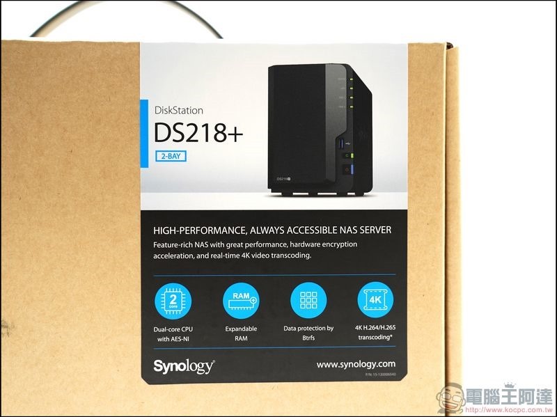 Synology DS218+  開箱 -02