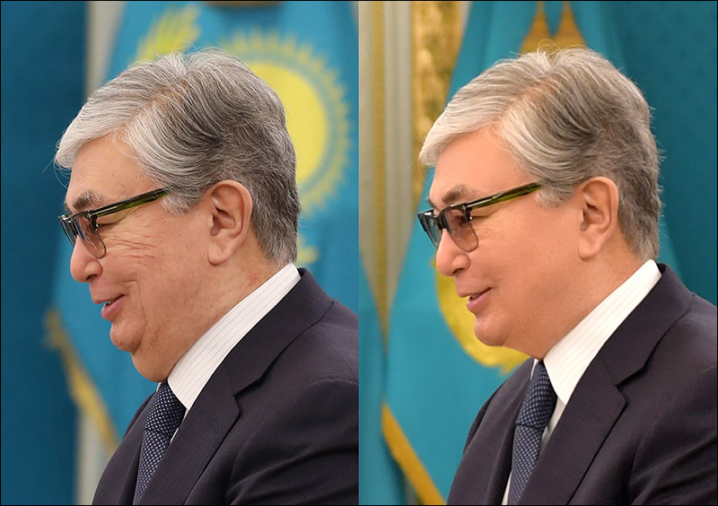 哈薩克臨時總統 官方照片「美顏」過頭，與現實有明顯差距 - 電腦王阿達