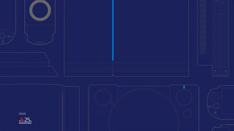 PlayStation 25 歲紀念桌布開放免費下載 ，經典主機藏身線條之中 - 電腦王阿達