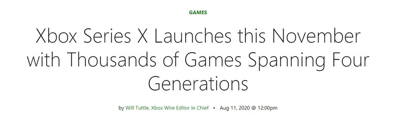 微軟次世代主機「Xbox Series X」確定將於11 月在全球推出 - 電腦王阿達