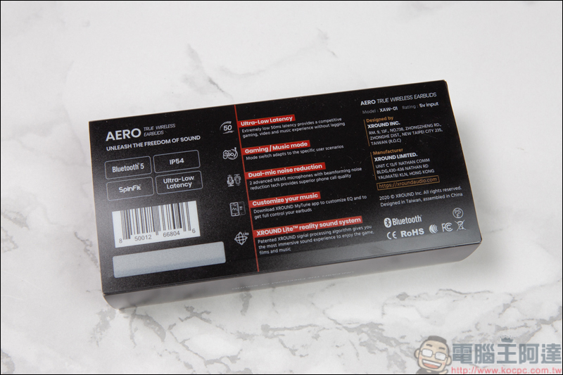 XROUND AERO 真無線藍牙耳機，音樂、遊戲一副搞定，帶你體驗零感延遲的世界 - 電腦王阿達