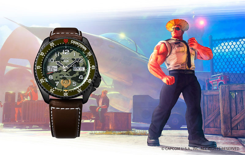 SEIKO 聯手《快打旋風V》以遊戲角色推出 6 款全球限量錶 - 電腦王阿達