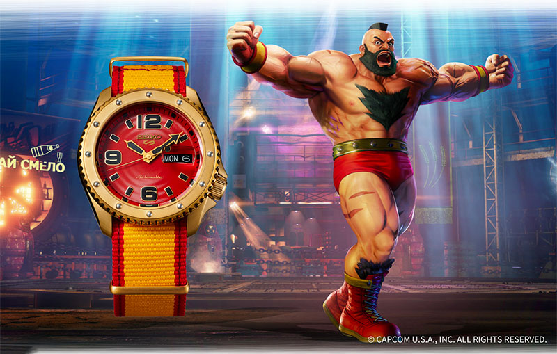 SEIKO 聯手《快打旋風V》以遊戲角色推出 6 款全球限量錶 - 電腦王阿達