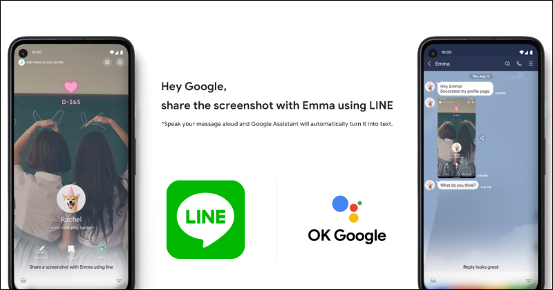 LINE 將透過 Google 助理，支援聲控分享影片、截圖、網址 - 電腦王阿達
