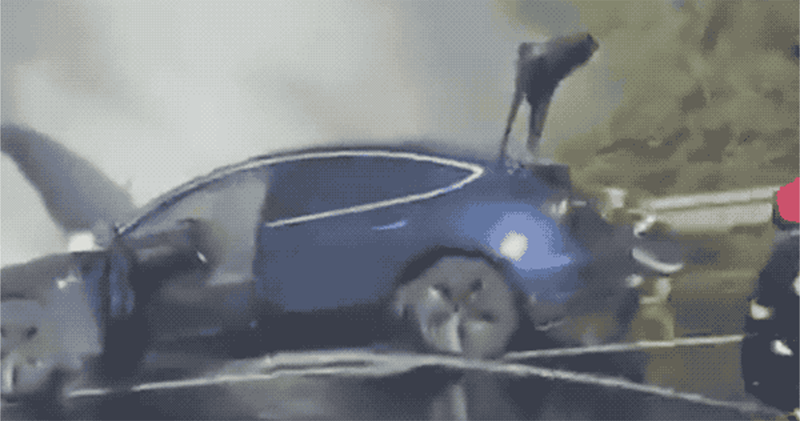 Tesla Model 3 中國事故頻傳