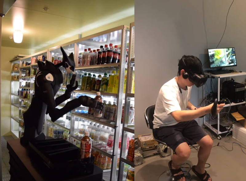 日本全家開始測試遠端操控 Model-T 機器人，來幫便利商店的飲料架補貨 - 電腦王阿達