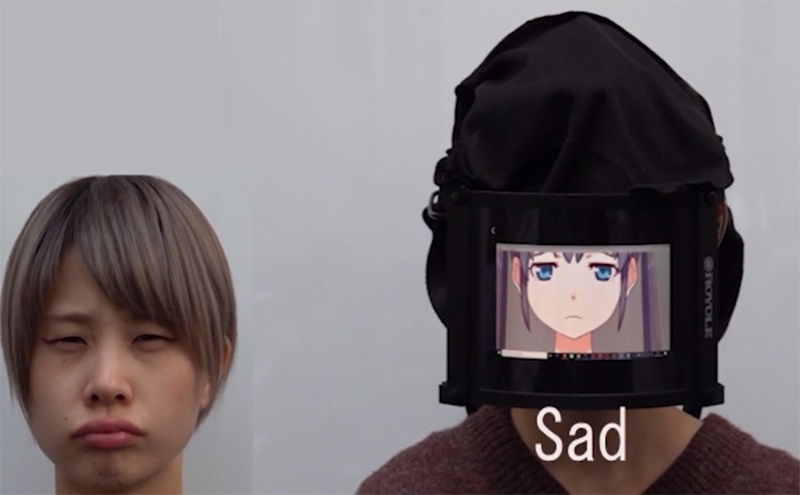 日本開發「數位假面」，螢幕可即時反映配戴者的面部表情 - 電腦王阿達