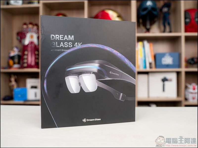 立體劇院隨身帶，可連接各種設備的Dream Glass 4K 頭戴式顯示器開箱