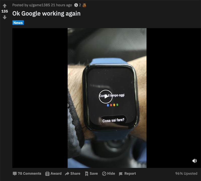 Google 智慧錶的語音喚醒終於修好了！Wear OS 還不會死（嗎） - 電腦王阿達