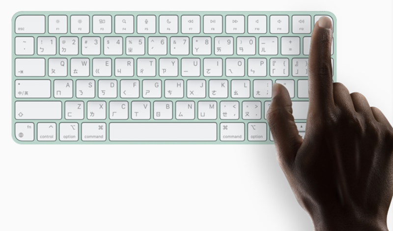 全新Magic Keyboard 鍵盤的Touch ID 僅相容於M1 Mac 機種，Intel 版不
