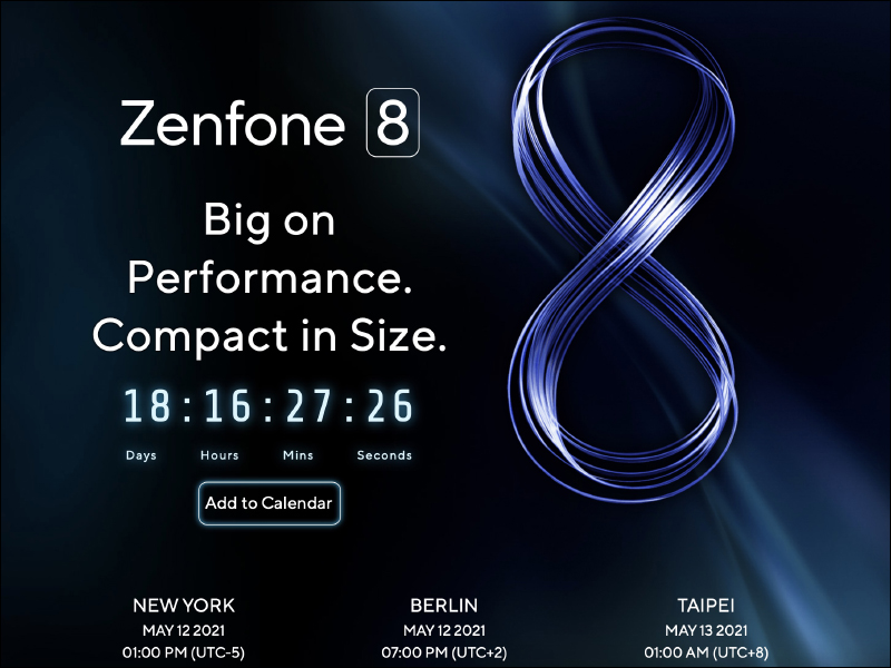 ASUS ZenFone 8 系列即將於 5 月 13 日 01:00 線上發表，小尺寸旗艦即將登場！ - 電腦王阿達