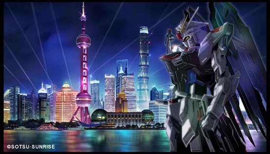 上海18公尺高自由鋼彈完成頭部安裝 預計5月底舉辦大型表演秀 - 電腦王阿達
