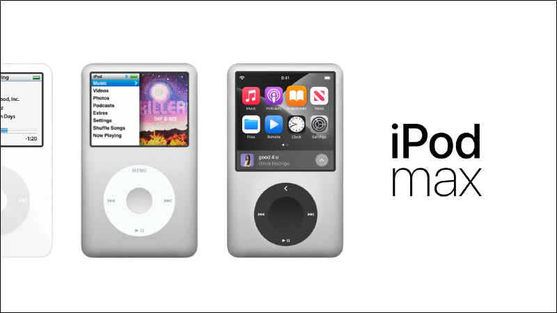 紀念 iPod 問世 20 週年！設計師發想 iPod Max 概念，經典懷舊外型搭配大螢幕和無損音樂支援（同場加映：iPod touch 外觀渲染圖曝光，傳將於秋季登場） - 電腦王阿達