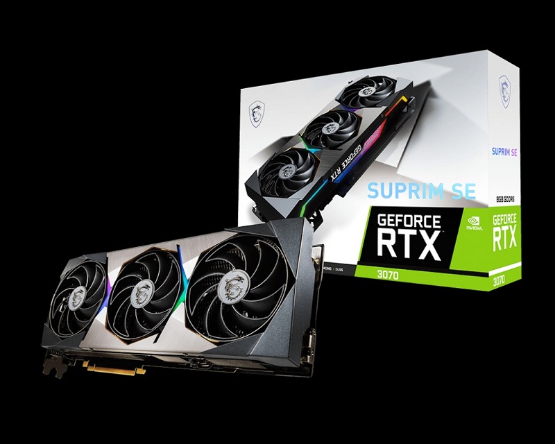 微星於日本推出哥吉拉聯名款「GeForce RTX 3070 SUPRIM SE 8G LHR