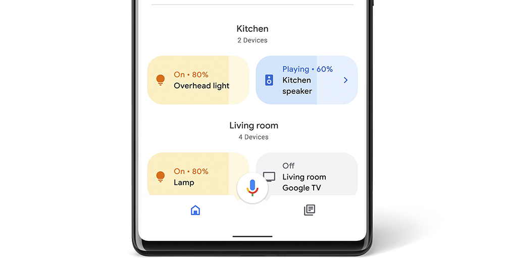 Google Home 分別為「啟動條件」與「動作」 Google Home 分別為「啟動條件」與「動作」