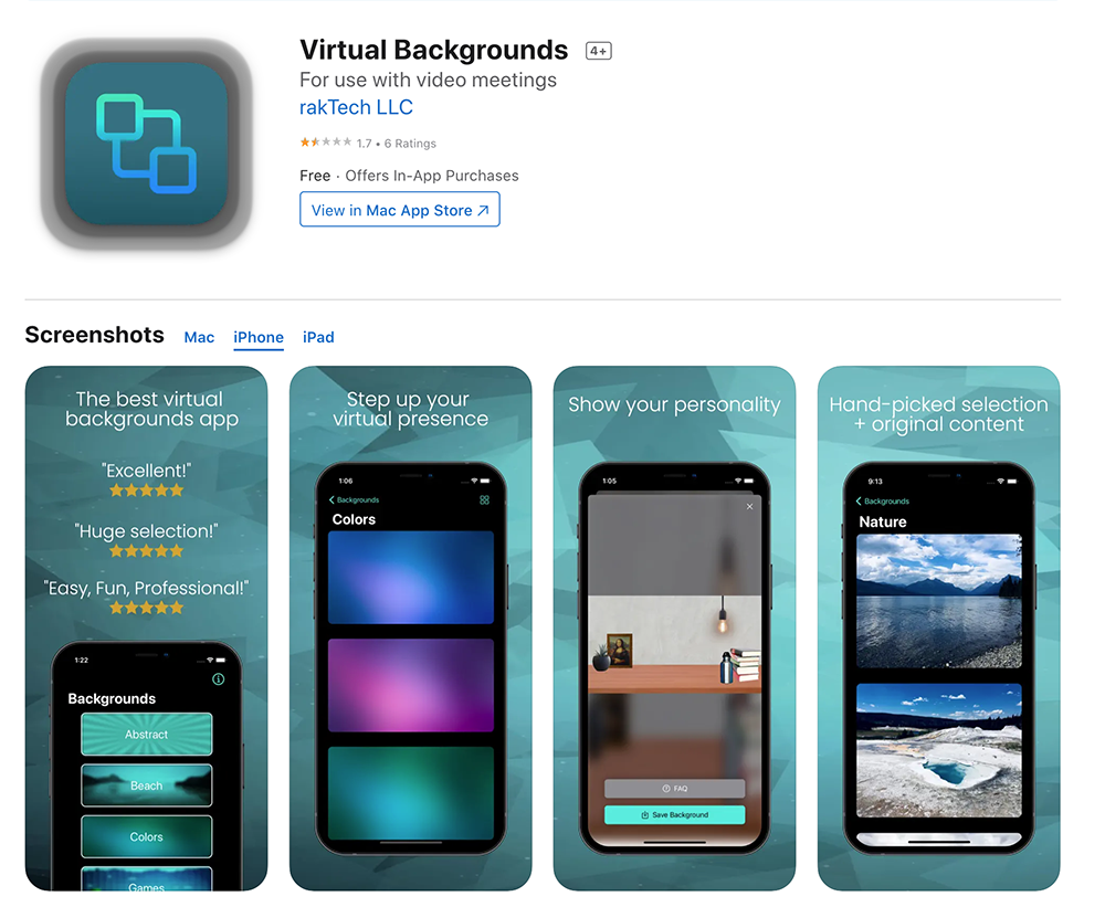 （限免）視訊背景不再千篇一律《Virtual Backgrounds》為你帶來各式好用虛擬背景圖 - 電腦王阿達
