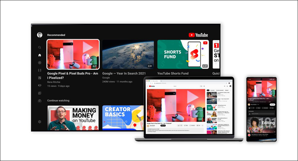 YouTube 帶來全新深色主題外觀、縮放影片等播放器改進新功能 - 電腦王阿達