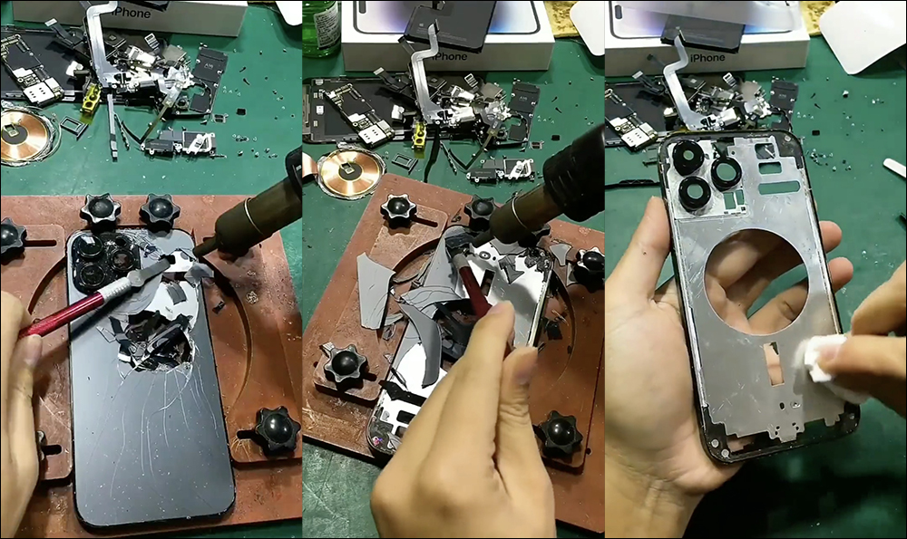 國外玩家改造透明背蓋版 iPhone 14 Pro Max - 電腦王阿達