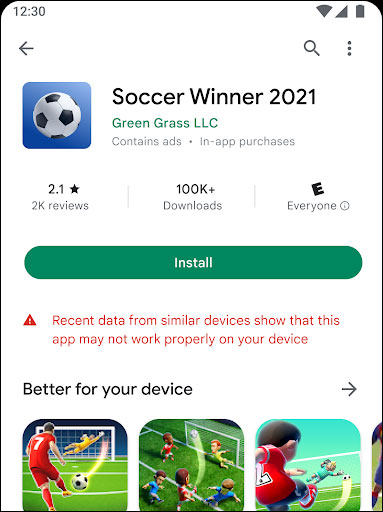 Google Play 商店即日起將在應用程式故障、粗糙、無法使用時標註警示 - 電腦王阿達