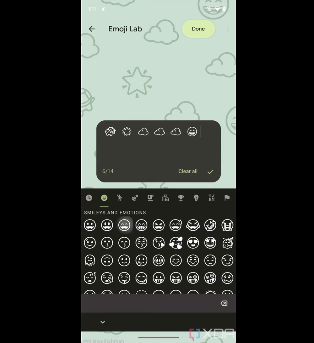 Android 14 Emoji Lab 創意表情符號桌布功能被搶先玩了（影片） - 電腦王阿達