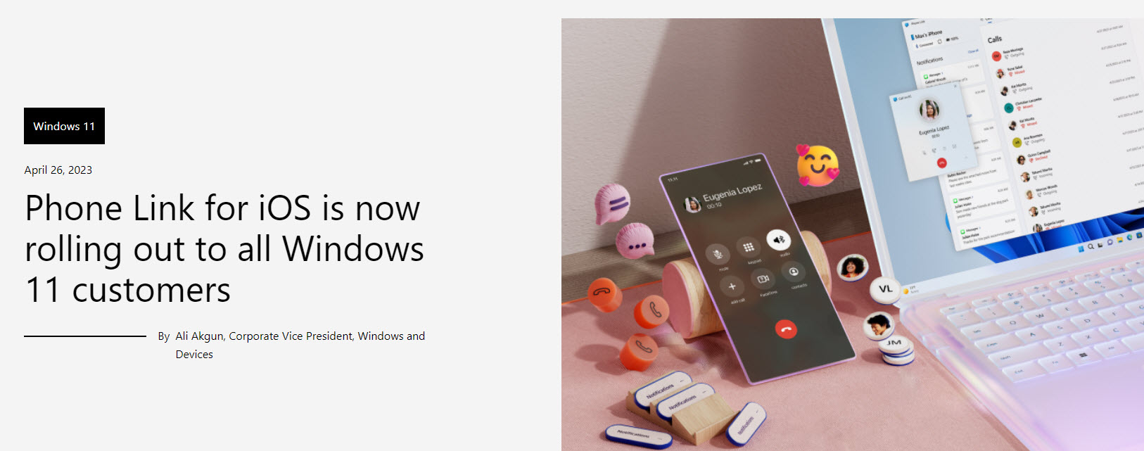 Windows 11 Phone Link 正式支援 iPhone使用 - 電腦王阿達