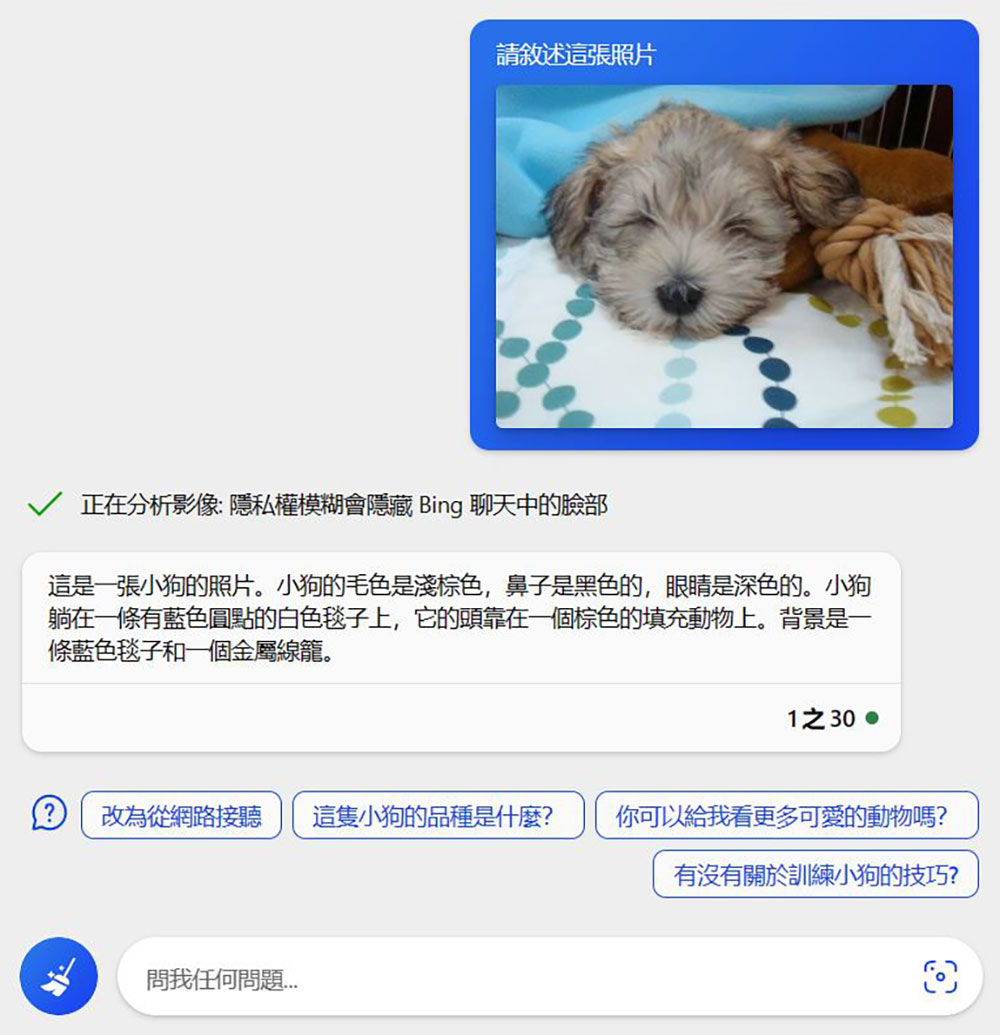 不單是文字指令，Bing Chat 現在也可以理解你的圖片了 - 電腦王阿達