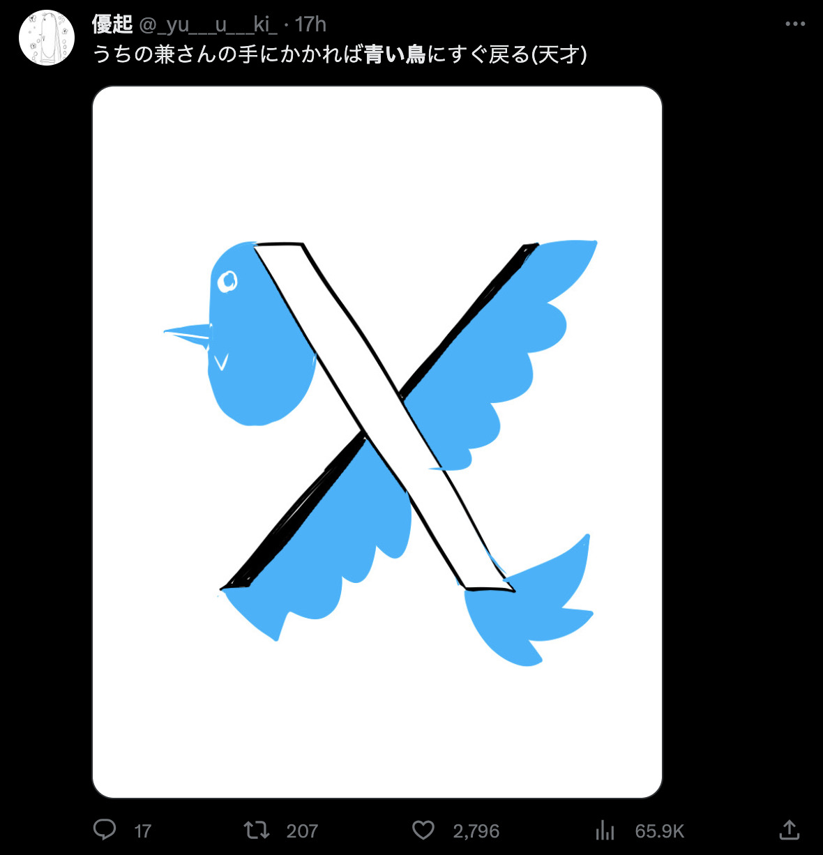 Twitter 藍色小鳥改為 X 後日本推友的悼念儀式 - 電腦王阿達