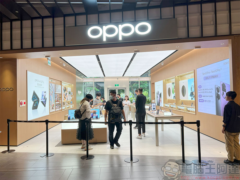 OPPO 台北三創旗艦店 8/5 起試營運，以木質暖色注入人文溫度 - 電腦王阿達