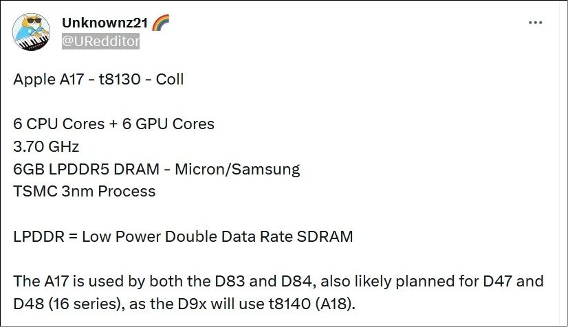 Apple A17 晶片的 GPU Metal 分數預測將會比 M1 還要高，達 17% - 電腦王阿達