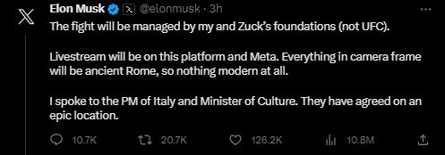伊隆·馬斯克(Elon Musk)與馬克·祖克柏(Mark Zuckerberg)的決鬥居然要在這裡舉行? - 電腦王阿達