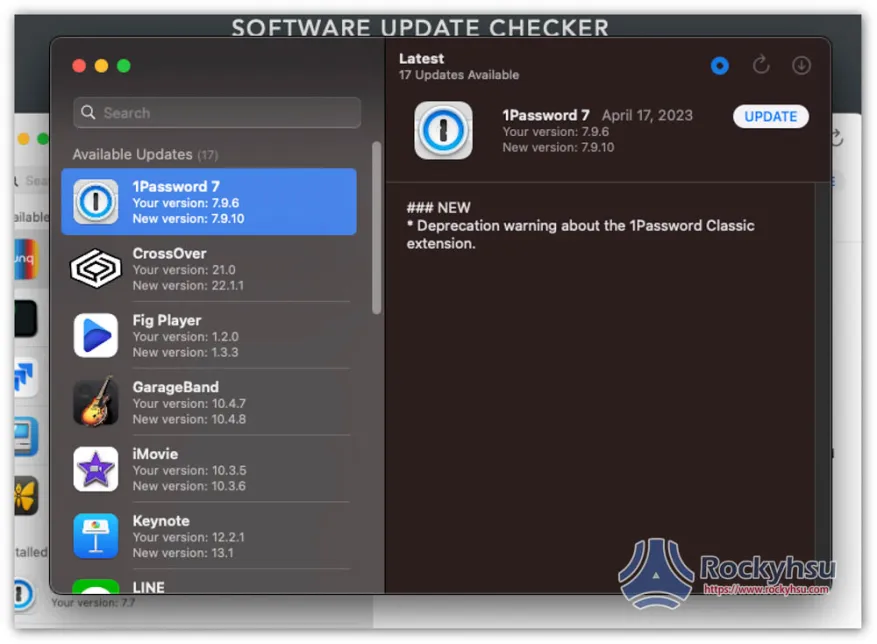 LATEST 追蹤 Mac 已安裝軟體是否有新版，並提供一鍵更新全部功能 - 電腦王阿達