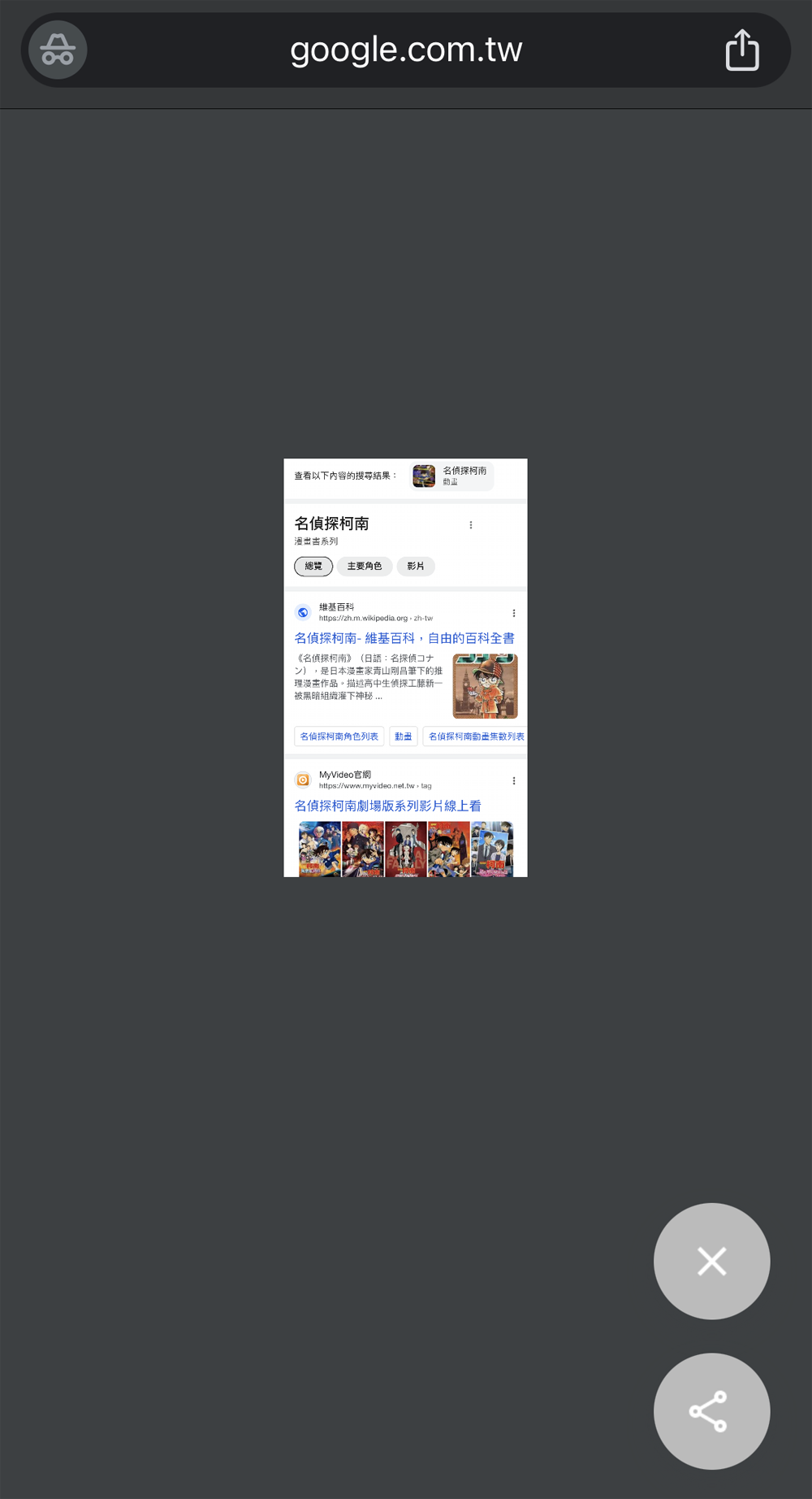 手機版Google搜尋柯南小彩蛋 可體驗APTX4869效果動畫 - 電腦王阿達