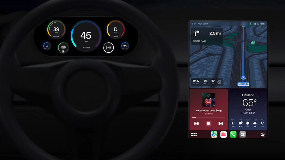 新一代 Apple CarPlay 官方仍列為「2023 年底稍晚公布」， 5 項值得期待的全新功能 - 電腦王阿達
