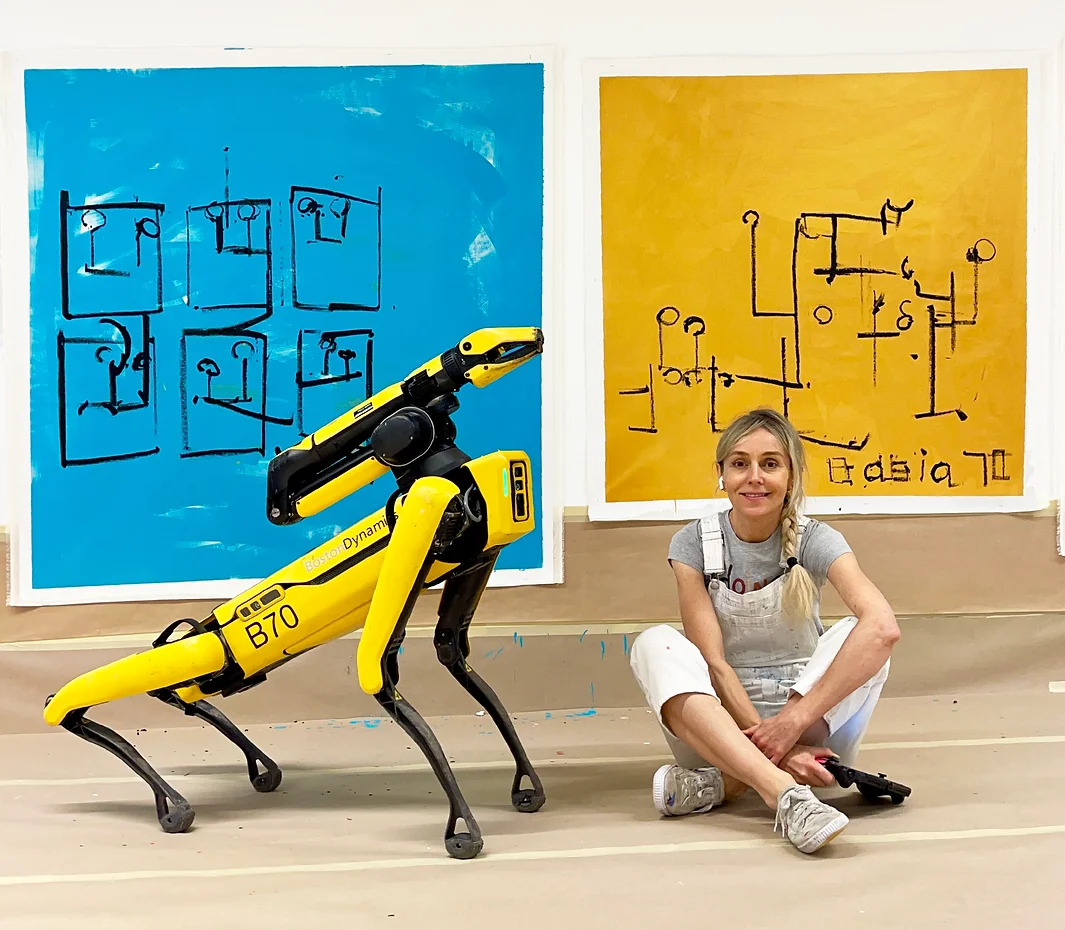 波士頓動力公司機器狗 Spot 當畫家 在澳洲的藝術畫廊舉辦展覽 - 電腦王阿達