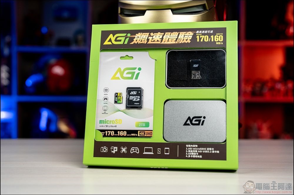 亞奇雷 AGI Supreme Pro TF 138 2TB microSD 記憶卡 (1)