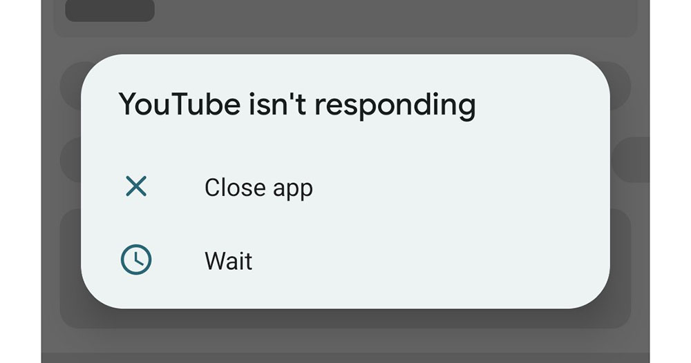YouTube app 發生持續閃退