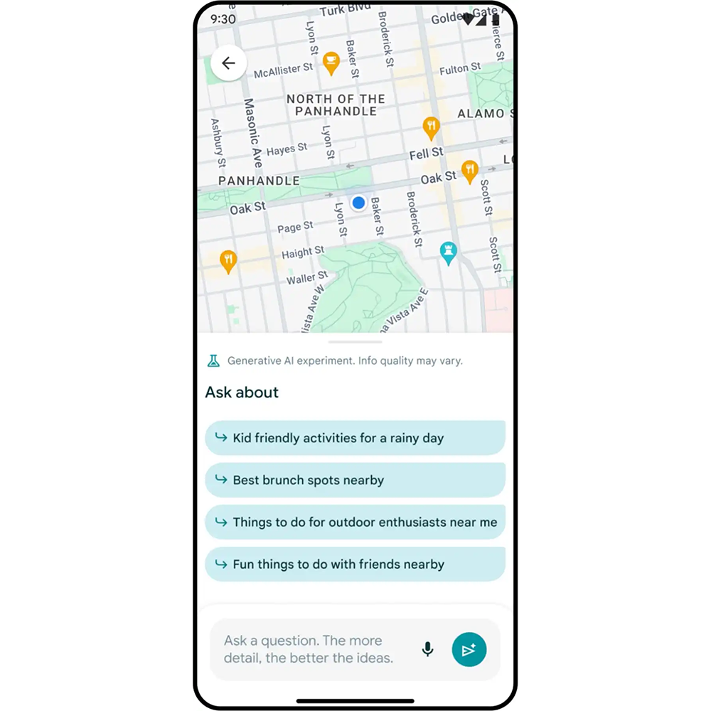 更健談的地圖服務，Google Maps 將導入生成式 AI 搜尋功能 - 電腦王阿達