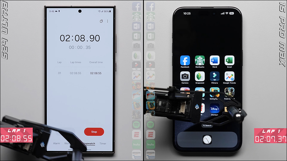 三星 Galaxy S24 Ultra 與 iPhone 15 Pro Max  應用程式啟動速度對決實測！ - 電腦王阿達