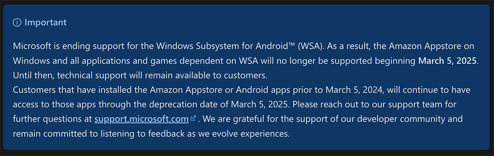微軟宣告終止 Windows 11 執行 Android app 的服務支援 - 電腦王阿達