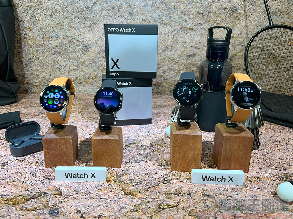 OPPO Watch X 智慧手錶登台：雙頻GPS、旗艦雙晶片、百小時超長續航 - 電腦王阿達