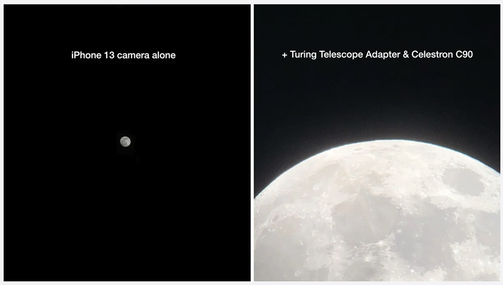 Bir Nefeste Çarpıcı Ay Fotoğrafı Çekin! En Yeni MagSafe Aksesuarı, iPhone'unuzu Astronomi Kamerasına Dönüştürüyor - Computer King Ada